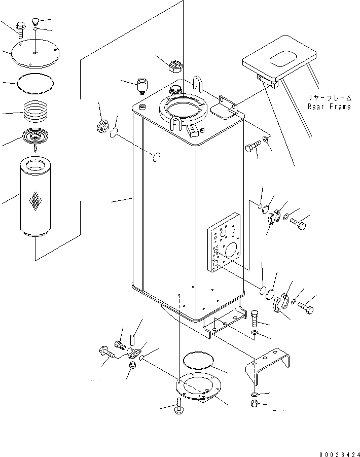 TANK,HYDRAULIC 425-S13-2611 KOMATSU