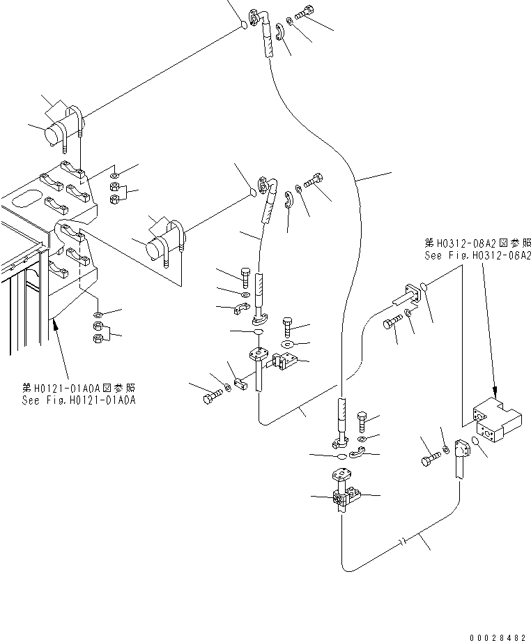 Шланг 07073-11409 KOMATSU
