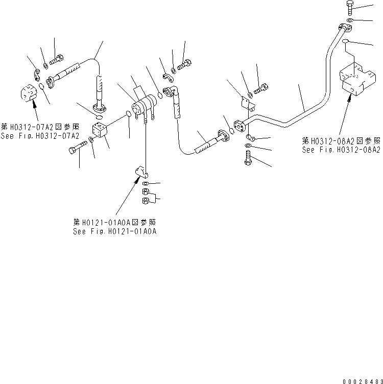 Шланг 07073-11211 KOMATSU