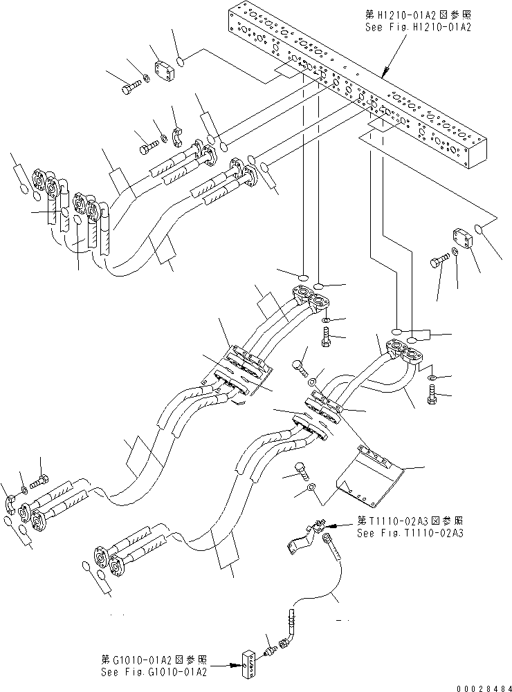 Шланг 07633-30412 KOMATSU