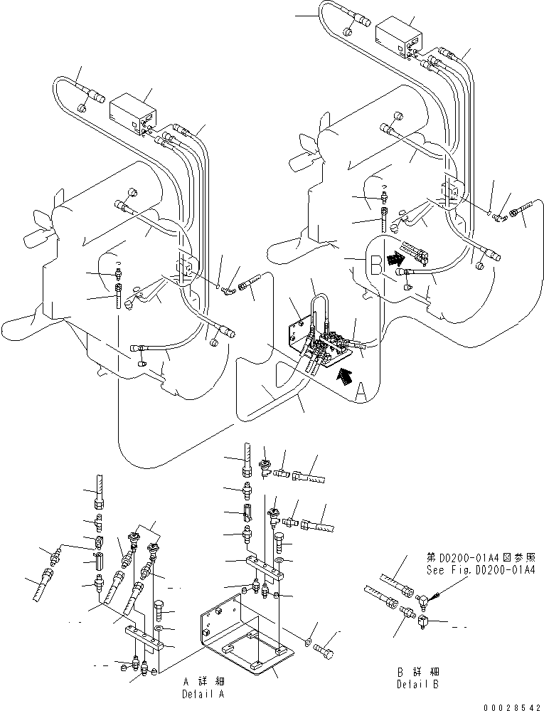 PRE HEATER ASS'Y 175-98-22350 KOMATSU