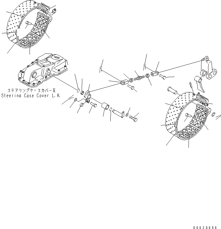 Фрикционная накладка 175-33-29320 KOMATSU