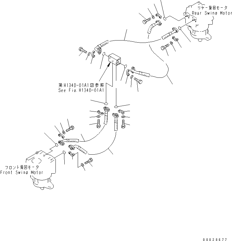 Шланг 07073-11013 KOMATSU