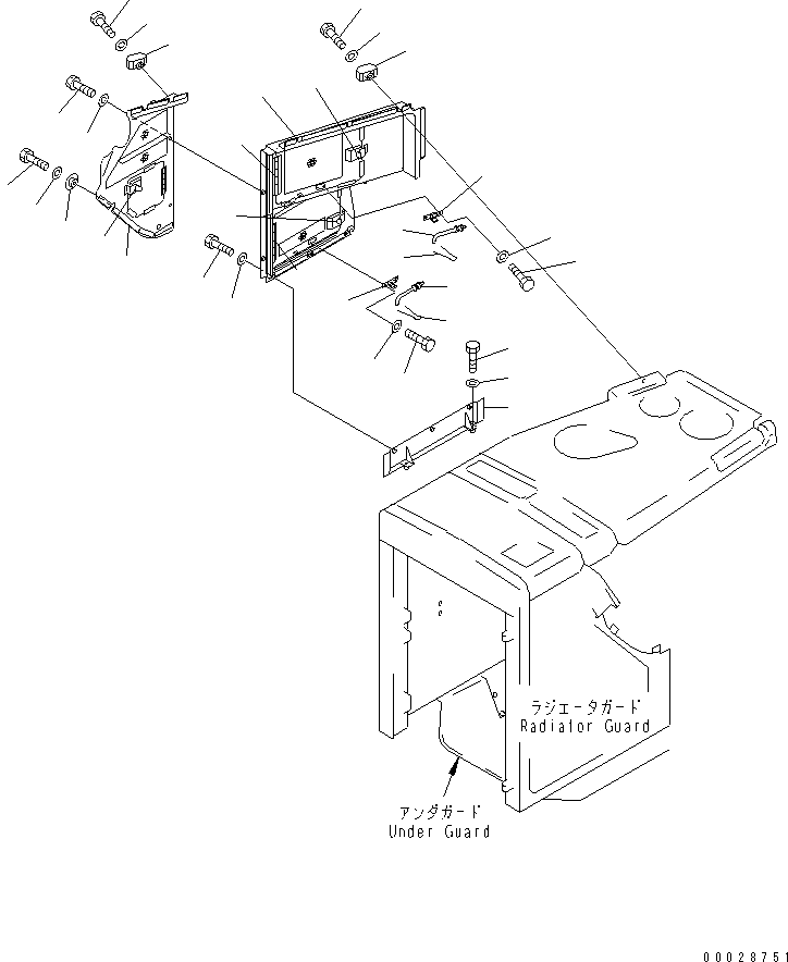 COVER,R.H. FRONT 175-54-76211 KOMATSU