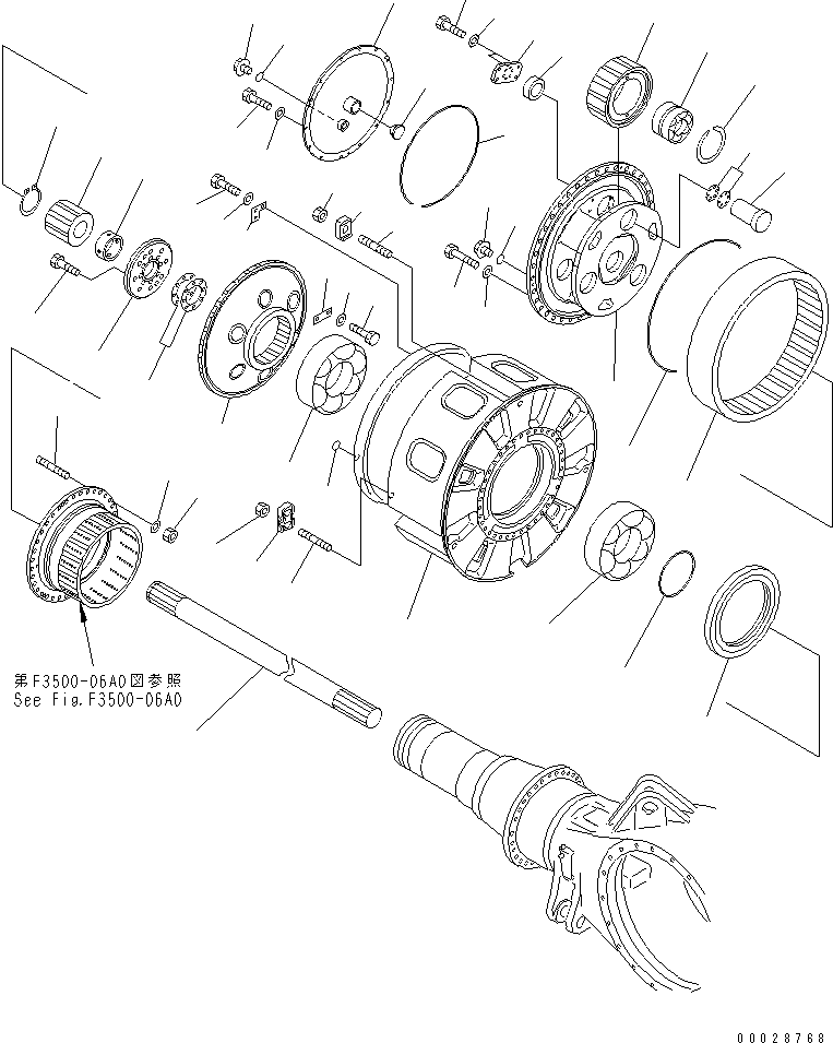 Уплотнительное кольцо круглого сечения 07000-A5320 KOMATSU