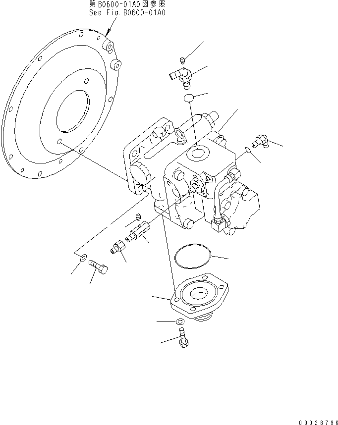 Ниппель 21U-60-32310 KOMATSU