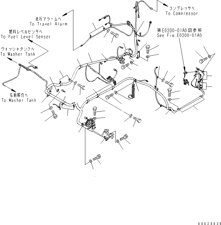 Жгут проводов 21K-06-71192 KOMATSU