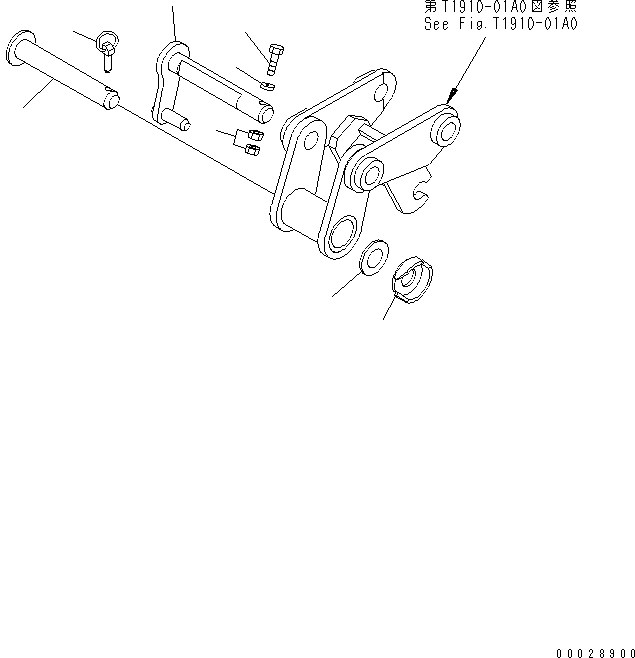 Палец 21U-70-33950 KOMATSU
