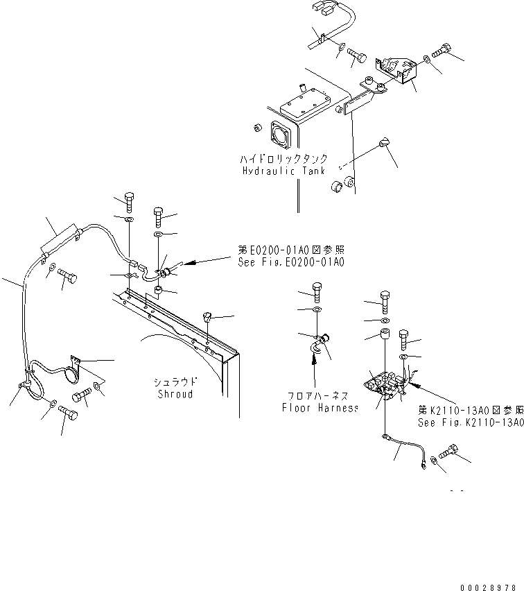 Жгут проводов 11Y-06-21160 KOMATSU