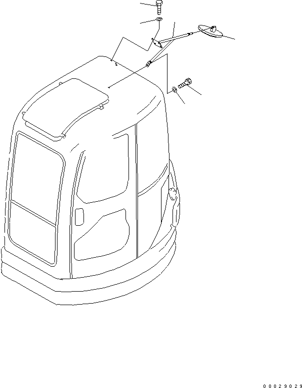 Кронштейн 21W-54-47831 KOMATSU