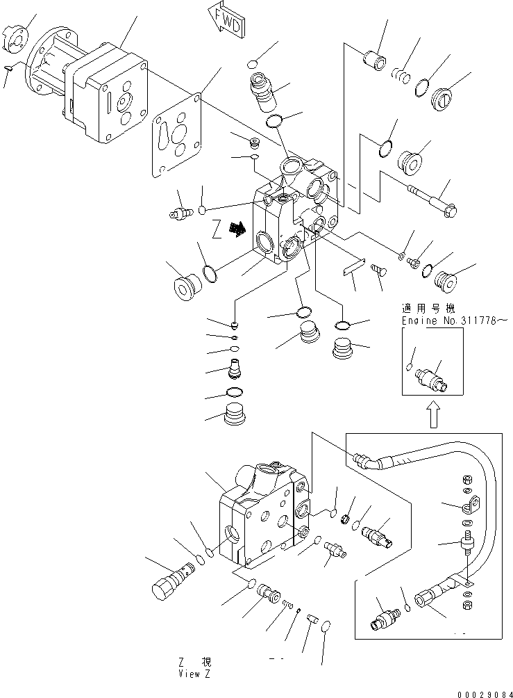 Уплотнительное кольцо круглого сечения 6560-81-4530 KOMATSU