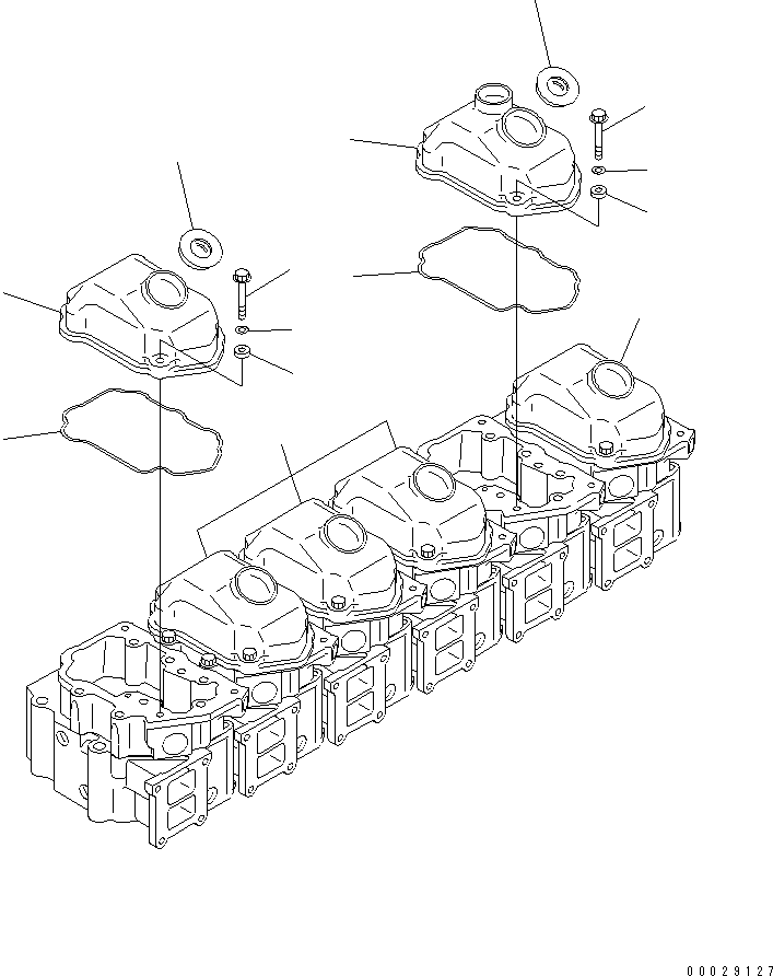 COVER,HEAD, NO.6 6156-11-8150 KOMATSU