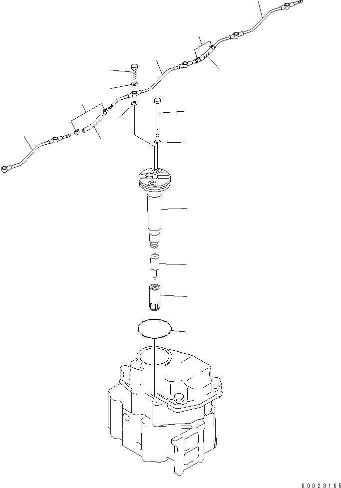 NOZZLE HOLDER ASS'Y 6150-11-3101 KOMATSU