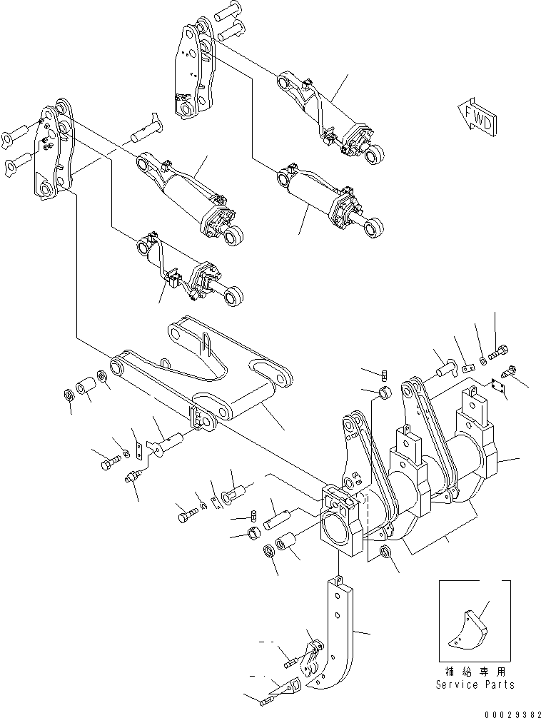 SHANK 175-78-21615 KOMATSU