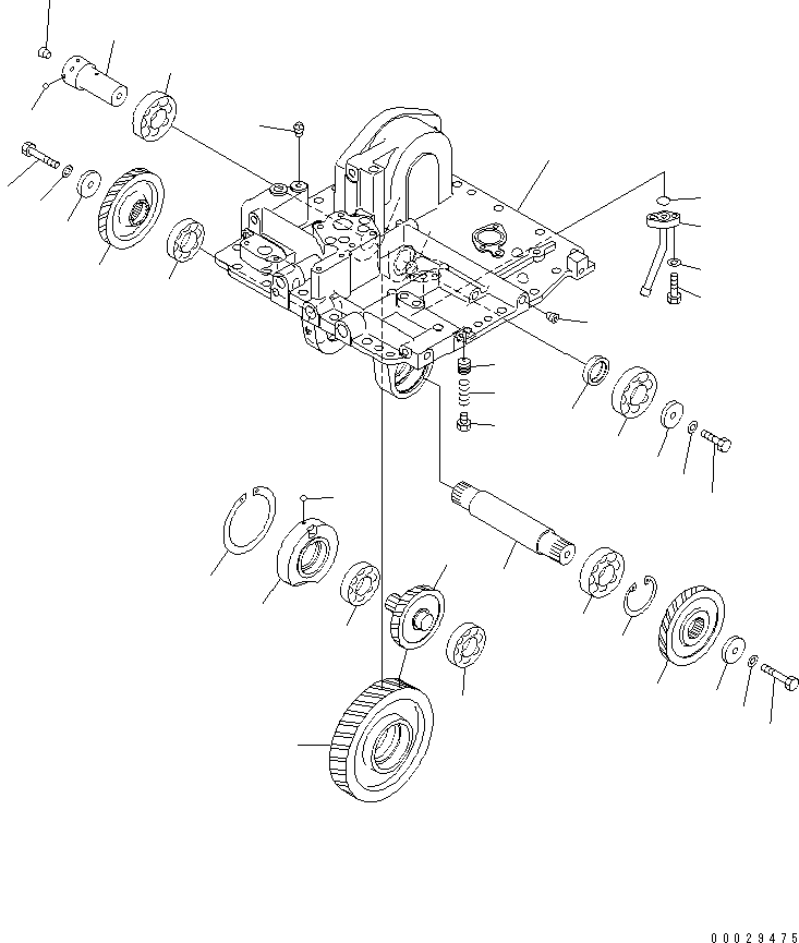 Шестерня 134-22-72330 KOMATSU