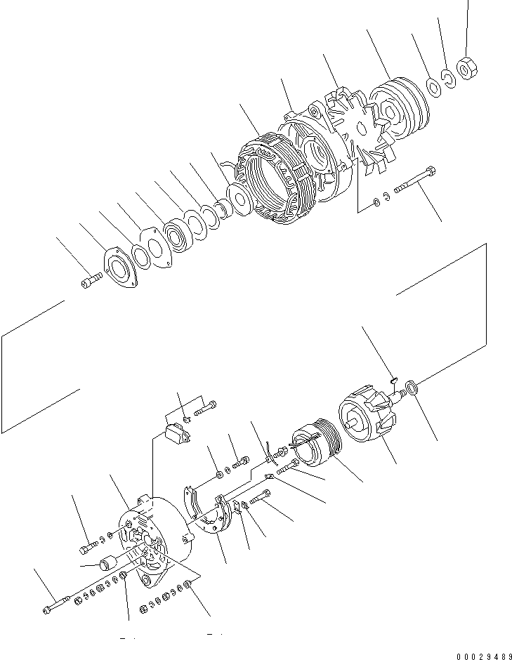 ALTERNATOR A. (35A) 600-821-8360 KOMATSU