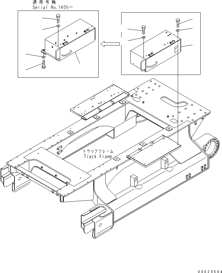 BOX ASS'Y (8242-54-3210) KOMATSU