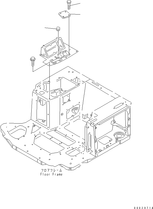 COVER,(WITHOUT RIPPER) 175-54-46960 KOMATSU