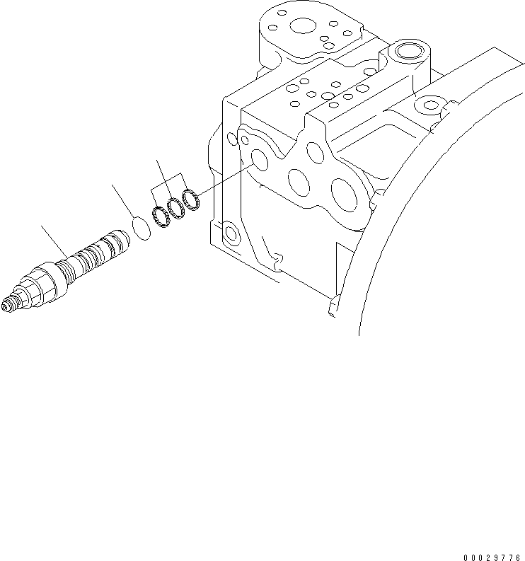 VALVE ASS'Y,LS 708-1L-04720 KOMATSU