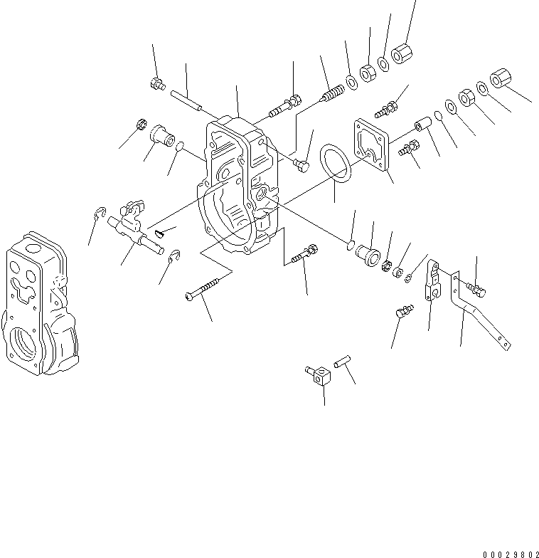 LEVER,SWIVEL ND090880-0140 KOMATSU