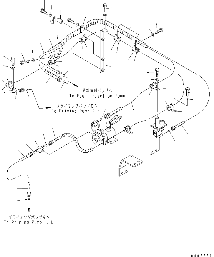 Шланг 198-04-61380 KOMATSU
