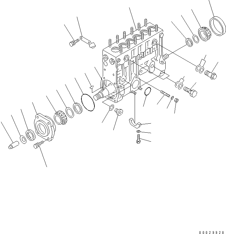 Корпус в сборе ND090100-6091 KOMATSU