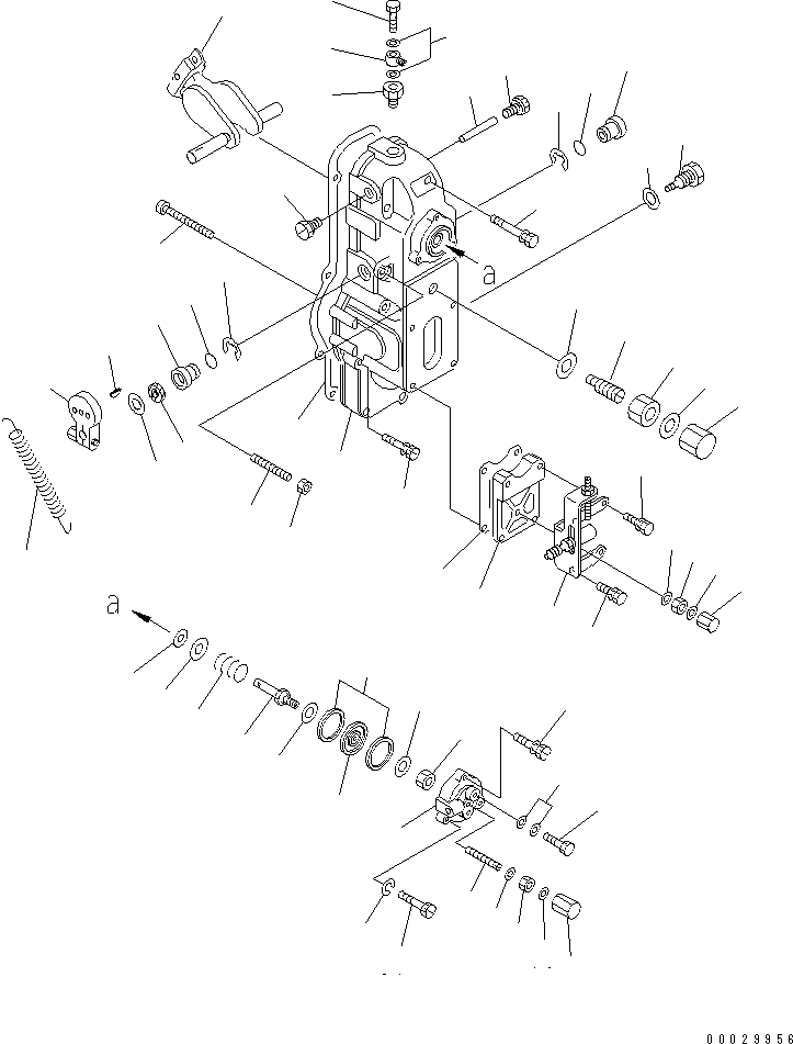 Кронштейн DK154375-7720 KOMATSU
