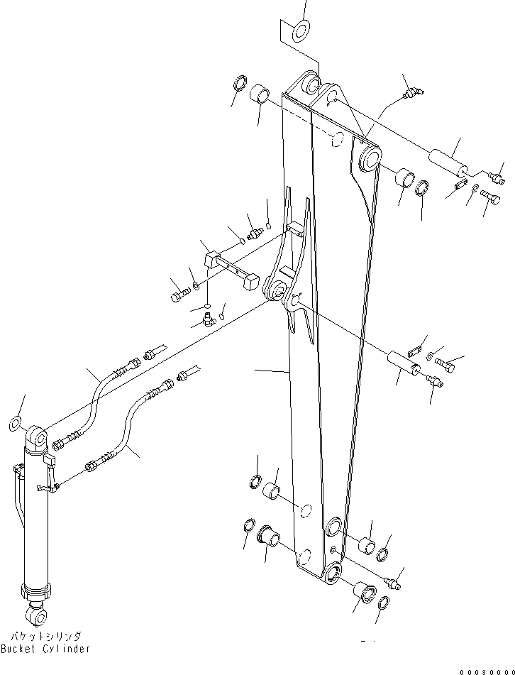 ARM ASS'Y,LONG 21W-943-0120 KOMATSU