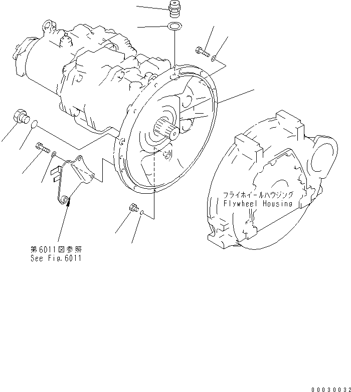 Bolt(ROPS Cab and Floor Frame Group,Steering Wheel and Column) (01010-81040) KOMATSU