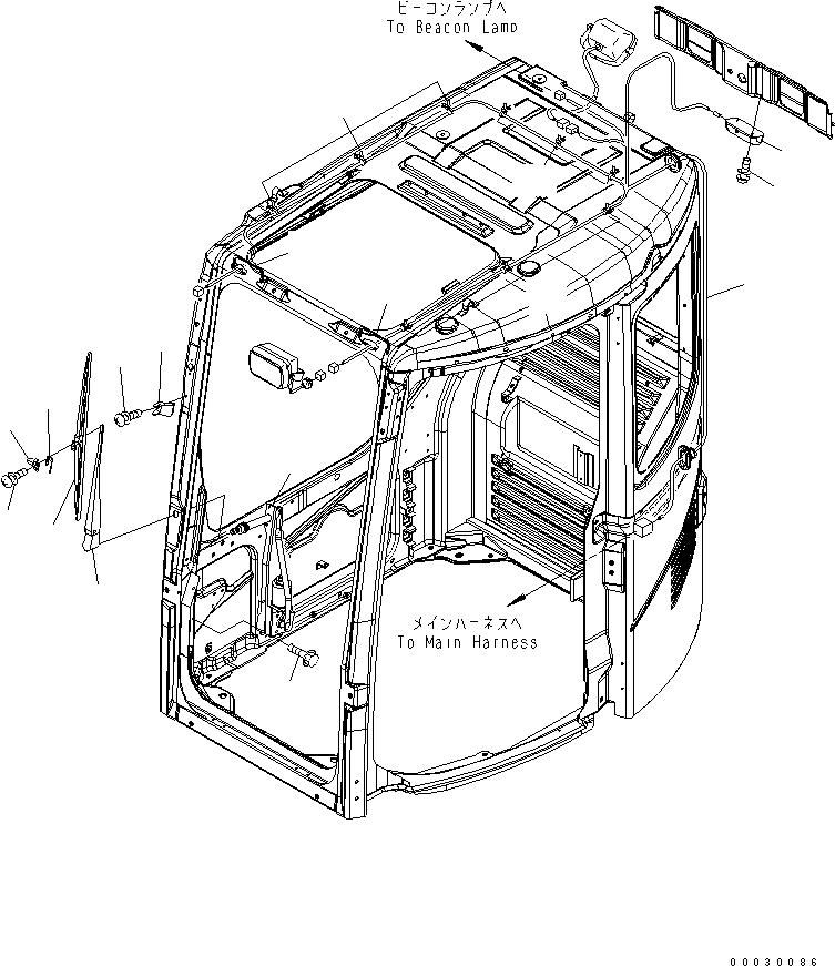 Жгут проводов 21W-54-46360 KOMATSU