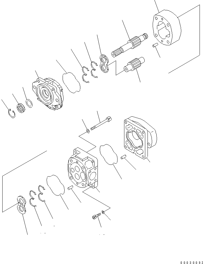 Pump Assembly, SAL (30) 125 705-21-42130 KOMATSU