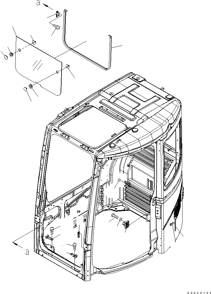 Резиновый элемент 22B-54-15891 KOMATSU