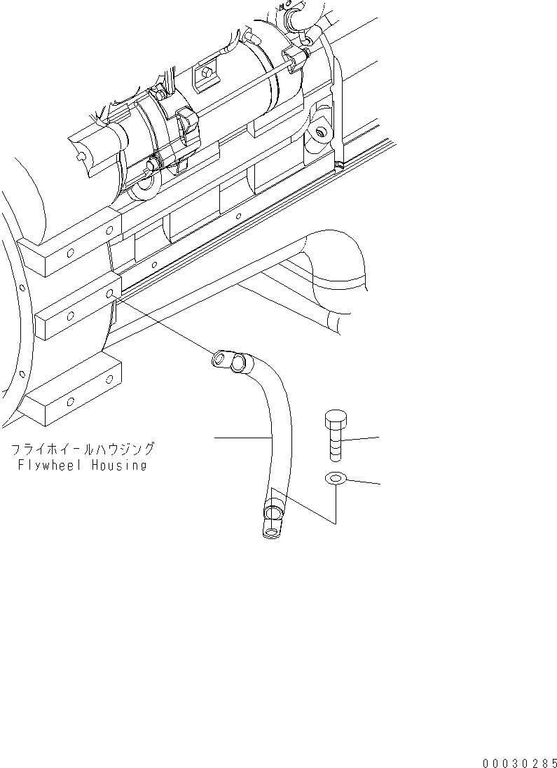 Кабель 08028-AF030 KOMATSU