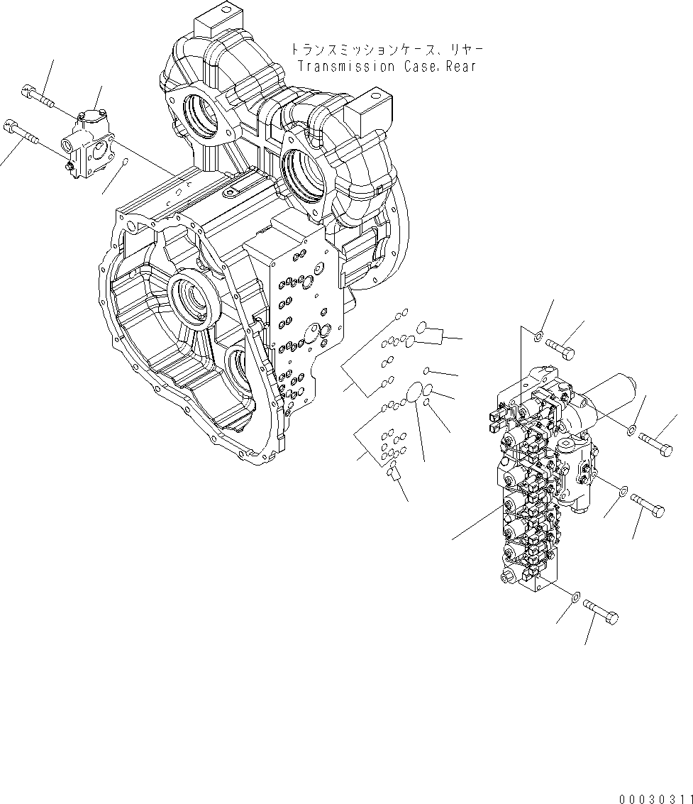 VALVE ASSEMBLY, FLOW CONTROL (714-24-25400) KOMATSU