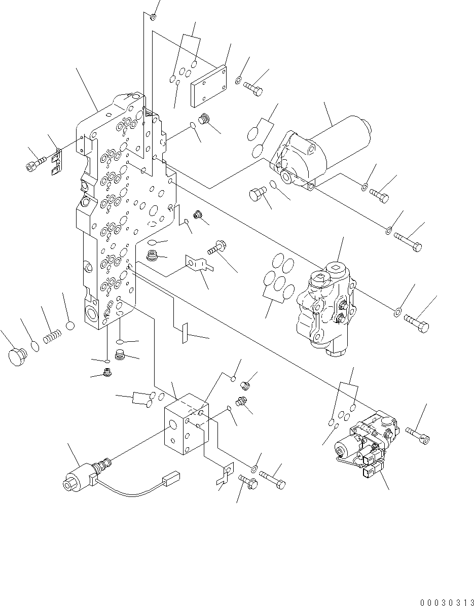 VALVE ASS'Y,ECMV 714-12-25501 KOMATSU