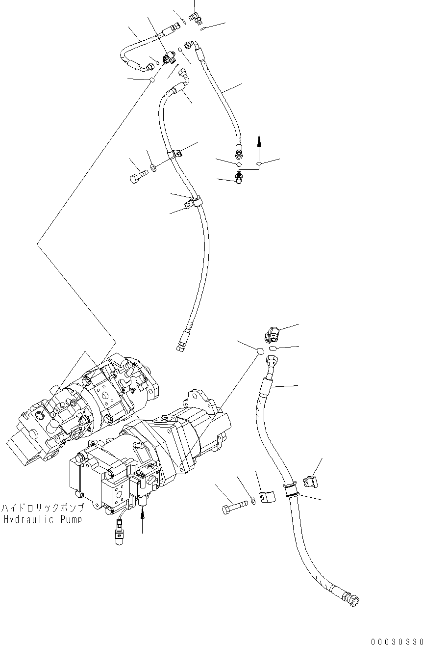 Шланг с торцевым уплотнением 02754-00205 KOMATSU