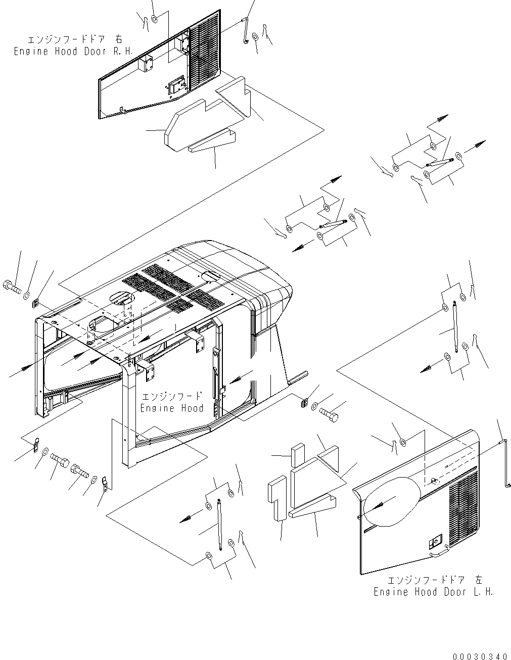 SHEET,R.H. 424-54-31271 KOMATSU