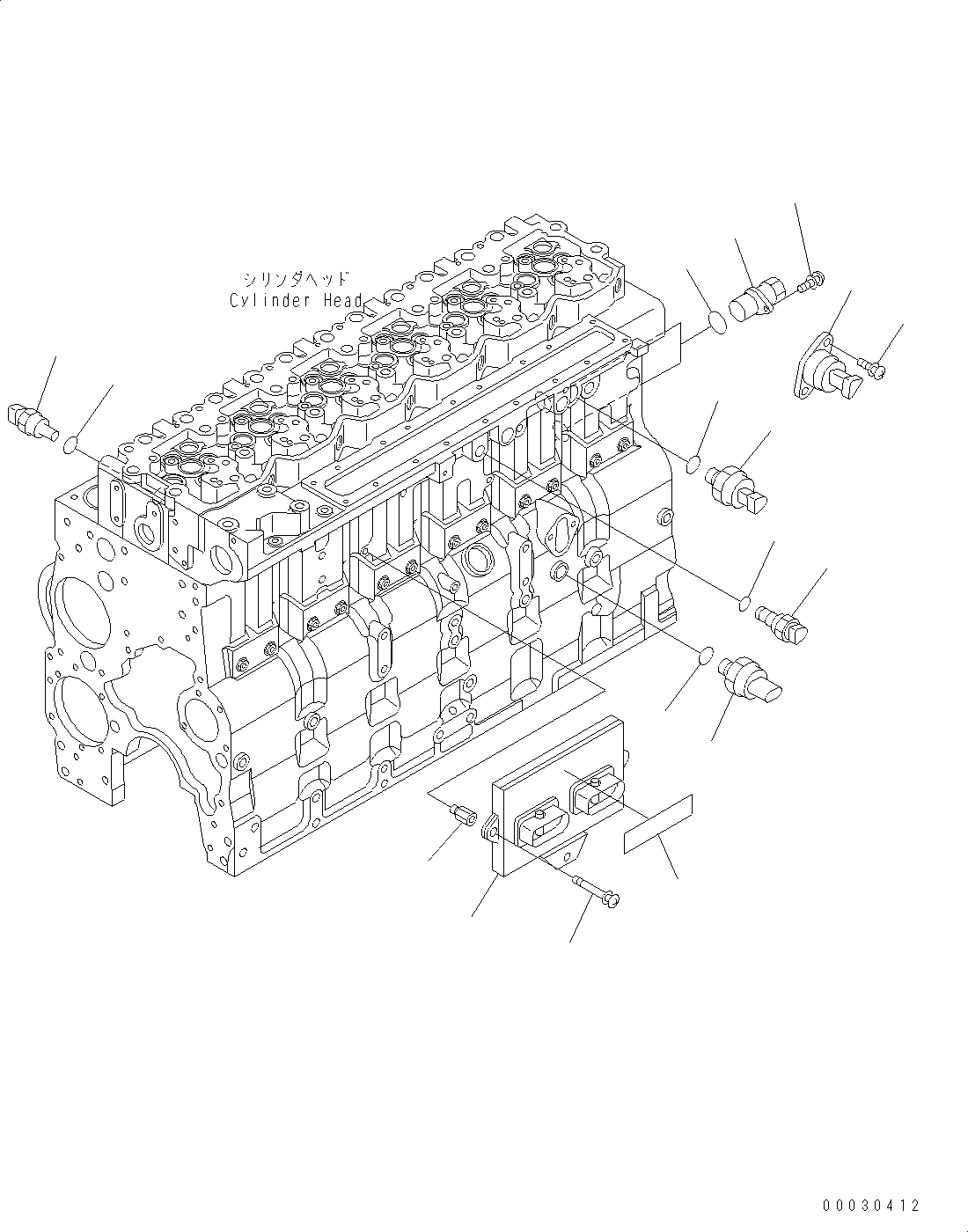 SENSOR, POSITION 6731-82-9110 KOMATSU