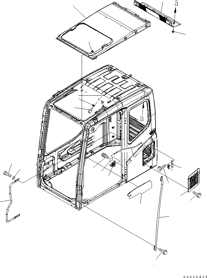 LINING,R.H. 20Y-54-52422 KOMATSU