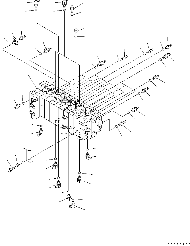 Управляющий клапан (723-18-11203) KOMATSU