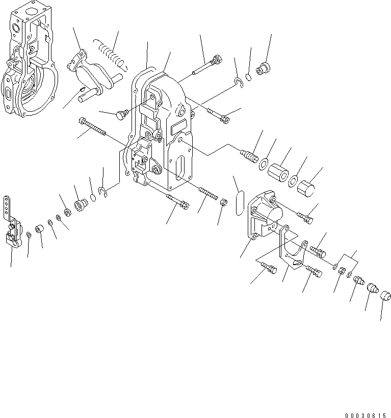 Крышка DK154500-0020 KOMATSU