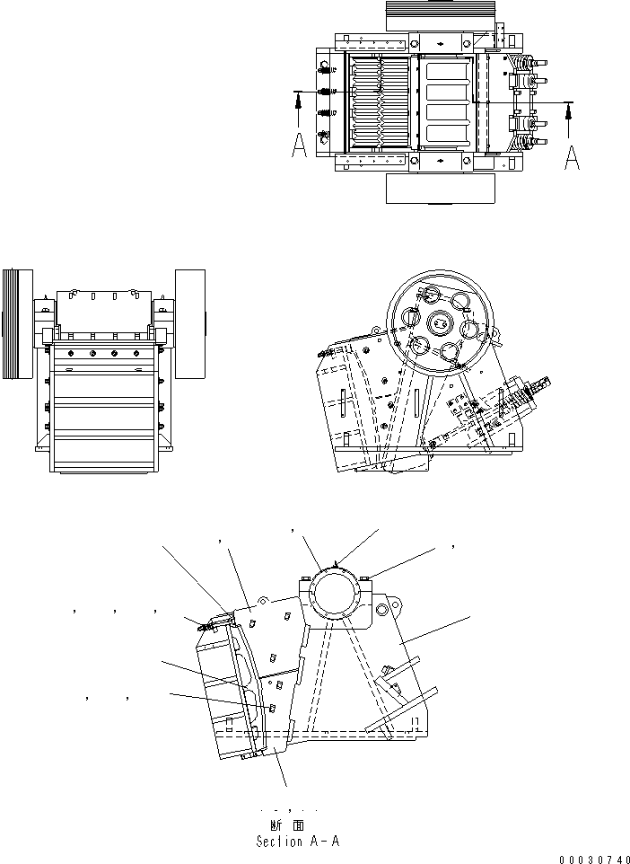 CRUSHER ASS'Y 8242-70-2108 KOMATSU