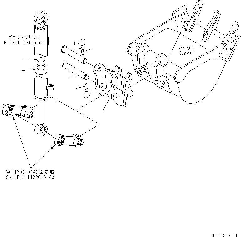 Кронштейн в сборе 20M-70-71500 KOMATSU