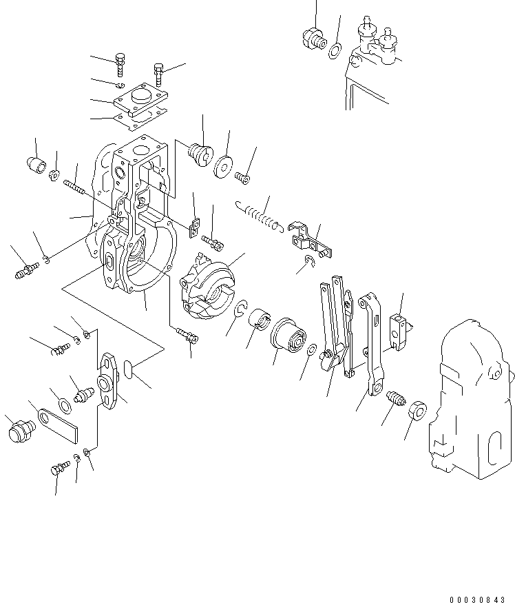 Крышка DK154620-9301 KOMATSU