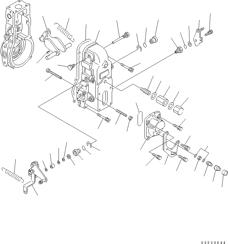 SPRING,GOVERNOR DK154150-4100 KOMATSU