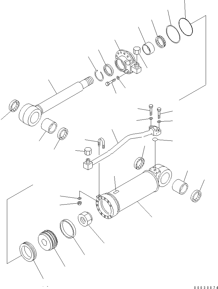 Пылезащитное уплотнение 07145-10075 KOMATSU