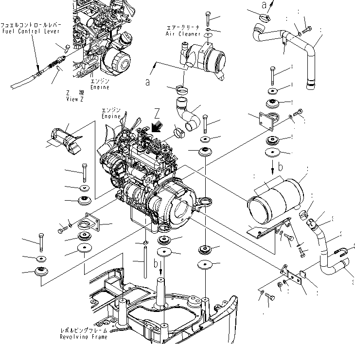 Кронштейн 22J-01-25213 KOMATSU