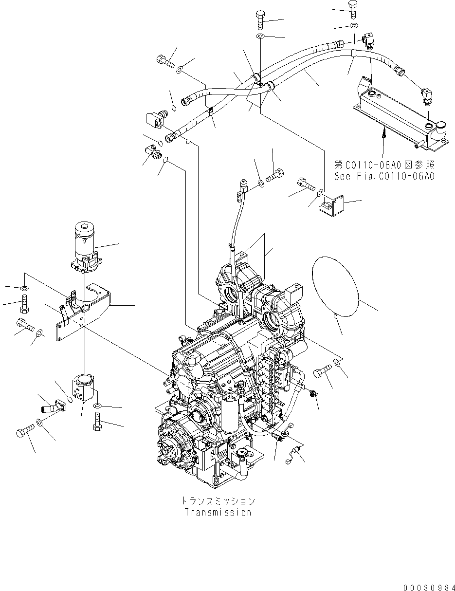 Трубка 423-62-32130 KOMATSU