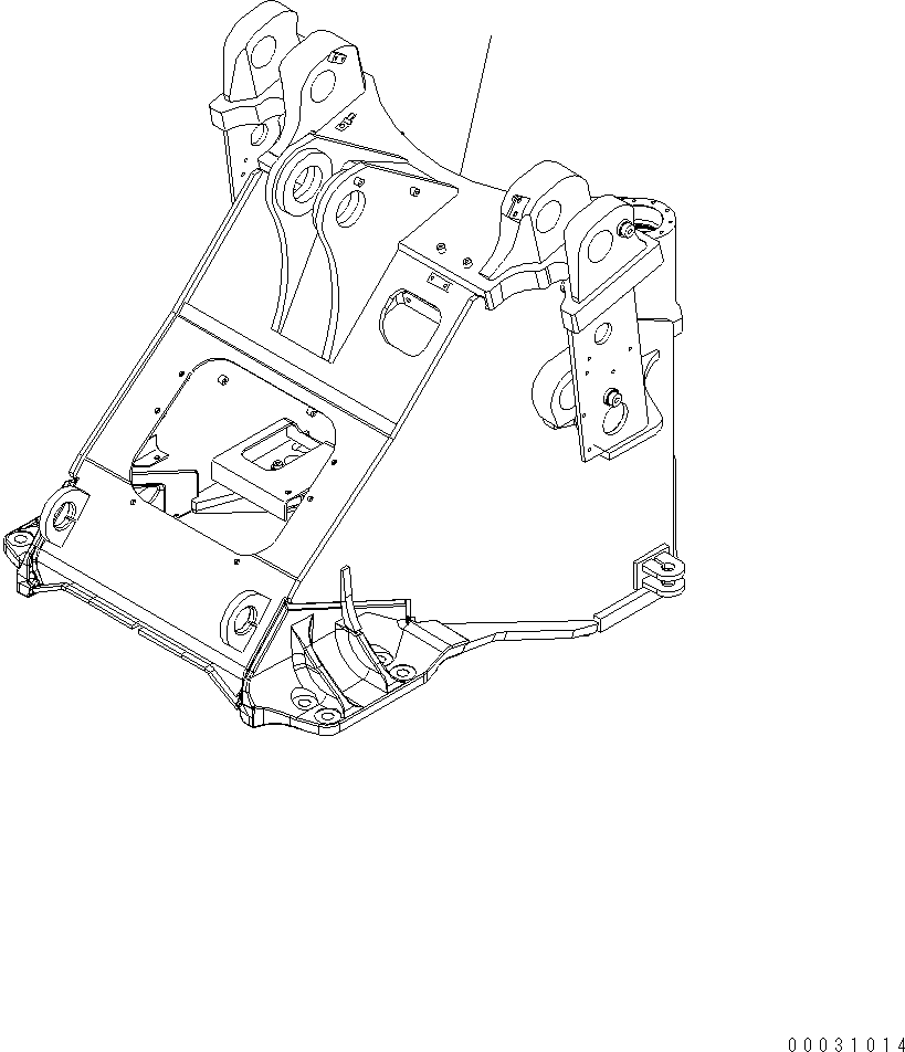 FRONT FRAME 423-46-H1262 KOMATSU
