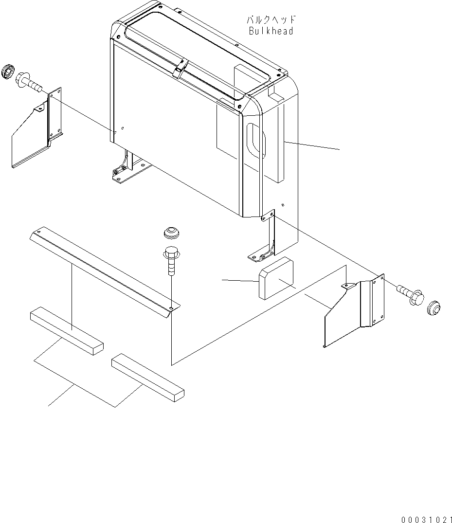 SHEET,R.H. 423-Z84-3530 KOMATSU